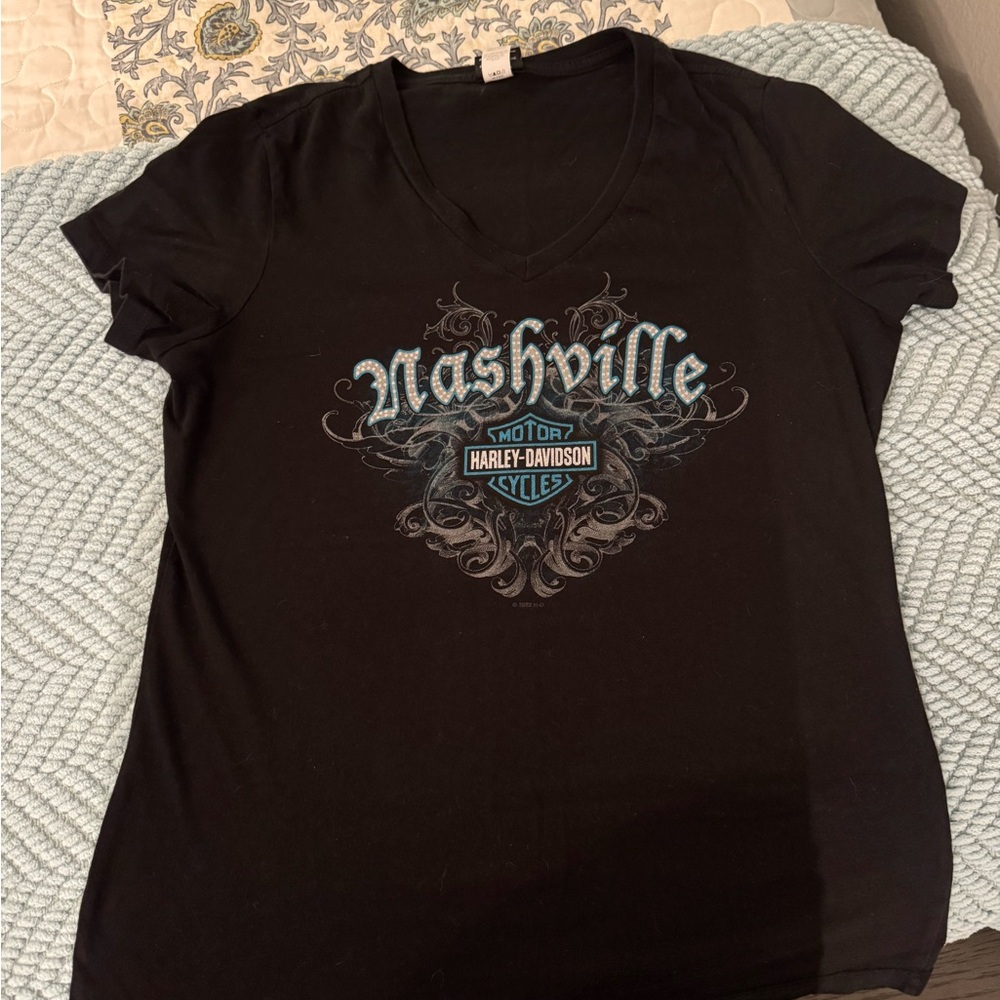 Women’s Harley-Davidson Black Nashville T-Shirt Medium